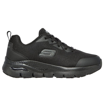 Womens Skechers Work: Arch Fit Trainers - Black
