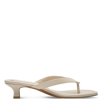 Womens Marco Tozzi 27210 Heeled Sandals - Cream
