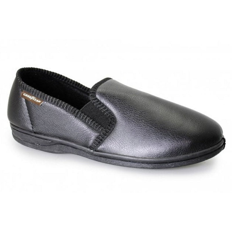 Mens Lazy Dogz Trent Faux Slipper - Black