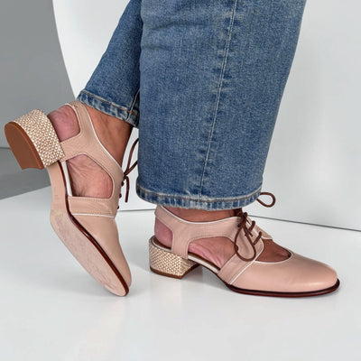 Womens AW26 Nemonic 2383 Colette Nude Slingback Heels - Nude