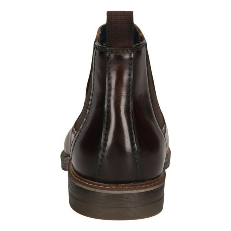 Mens Bugatti A9E34 Cognac Chelsea Boots - Cognac