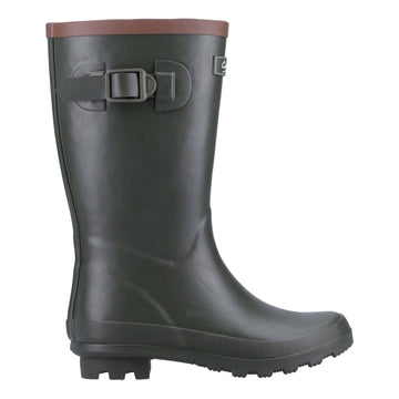 Kids Cotswold Bowldown Green Wellingtons - Green