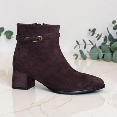 Womens Redz F137 Ankle Boots - Brown