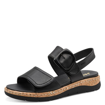 Womens Jana 28701 Sandals - Black