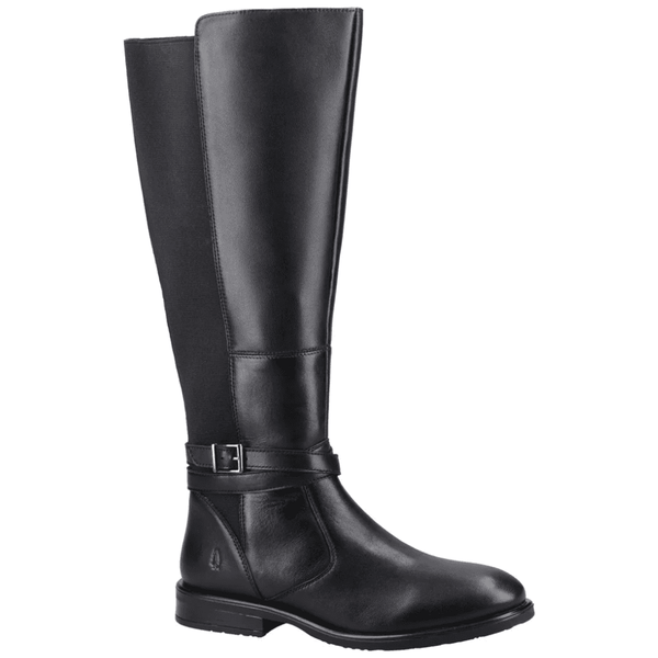 Womens Hush Puppies Victoria Long Boots - Black