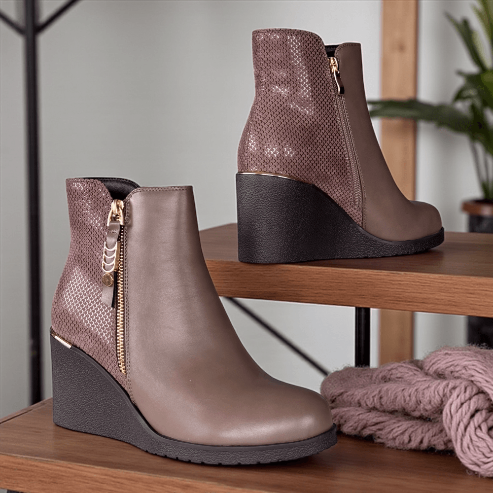 Womens Redz H366 Wedge Boots