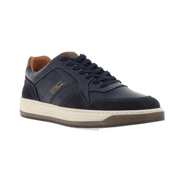 Mens Lloyd & Pryce Izuch Leather Trainers - Storm Dust - Storm Dust