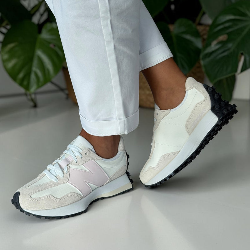 Womens New Balance 327 Trainers - Sea Salt