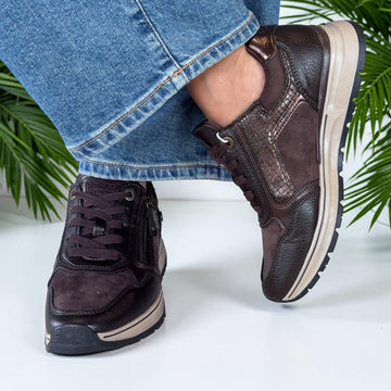 Womens Refresh 176088 Brown Trainers - Brown