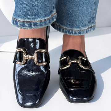 Womens Zanni & Co Zuluk Loafers - Cobalt Patent