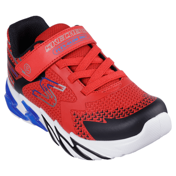 Skechers Boys S Lights Flex-Glow Trainers - Red