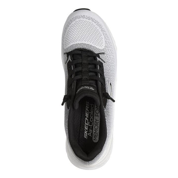 Womens Skechers 150437 Glide Step Pro Soft Mirage Trainers - White Black
