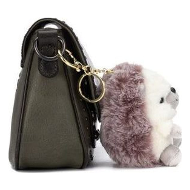 Womens Refresh 183439 Faux Leather Crossbody Bag - Khaki