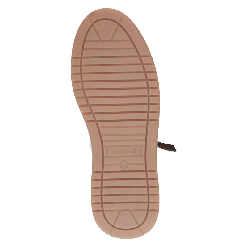 Womens Caprice 23608 Dark Brown Combi Trainers - Dark Brown Combi