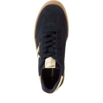 Womens Tamaris 23723 Laced Trainers - Navy Comb