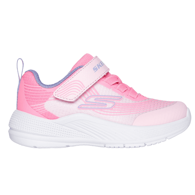 Skechers Girls Microspec Advance Trainers - Light Pink