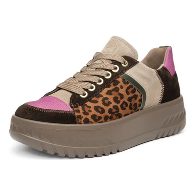 Womens Ara 46711 Monaco 2.0 Dark Brown Trainers - Dark Brown