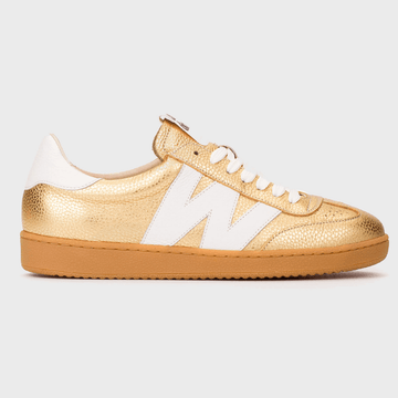 Womens Wonders AP-2001 and Vanilla Gumsole Trainers - Gold