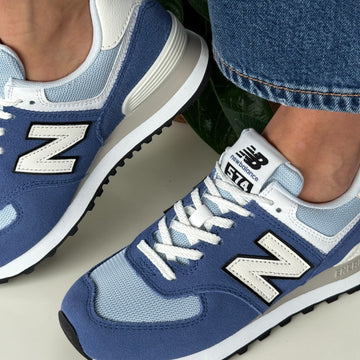 New Balance Women's 574 Trainers - Blue