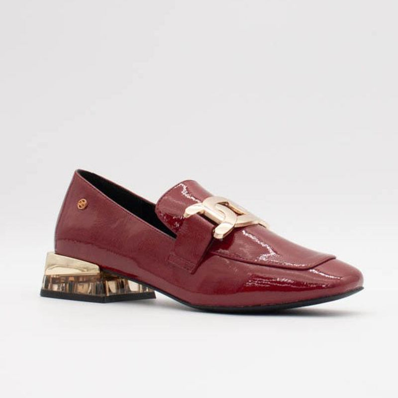 Womens Zanni & Co Zuluk Loafers - Cherry Patent