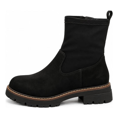 Womens Redz 250627 Black Ankle Boots - Black