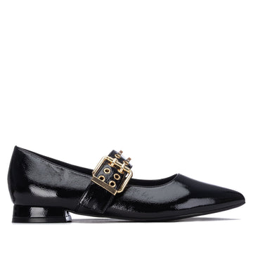 Womens Xti 146418 Flat Shoes - Black
