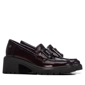 Womens Xti 146229 Loafers - Burgundy
