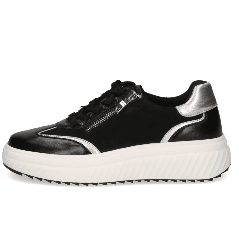 Womens Caprice 23600 Black Trainers - Black
