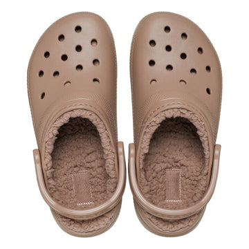 Mens Crocs Classic Lined Slippers - Latte