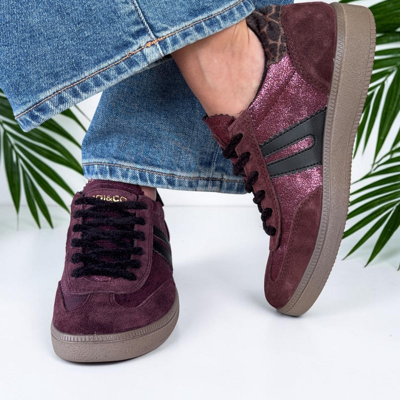 Womens Igi 2165511 Burgundy Trainers - Burgundy