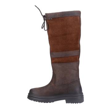 Womens Cotswold Broadway Brown Long Boots - Brown