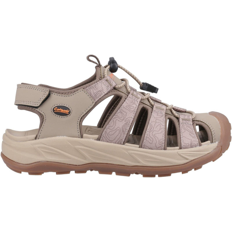 Womens Cotswold Bibury Sandals - Taupe