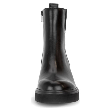 Womens Gabor 8022 Black Ankle Boots - Black