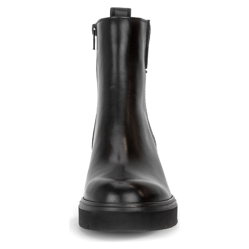 Womens Gabor 8022 Black Ankle Boots - Black