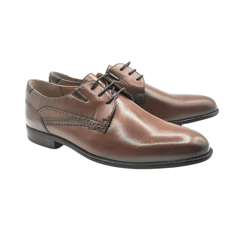 Dubarry Mens Dell Extra Fit Lace Up Smart Shoes - Chestnut