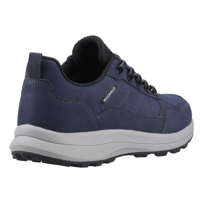 Mens Cotswold Elmfield Nubuck Navy Trainers - Navy