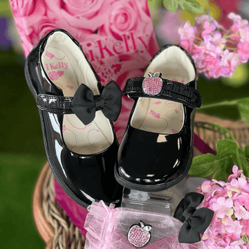 Junior Girls Lelli Kelly Fior Di Mele - Crystal Apple - Black