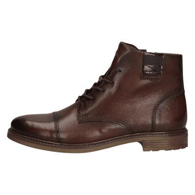 Bugatti Mens 9573E Marcello Brown Leather Ankle Boots - Brown