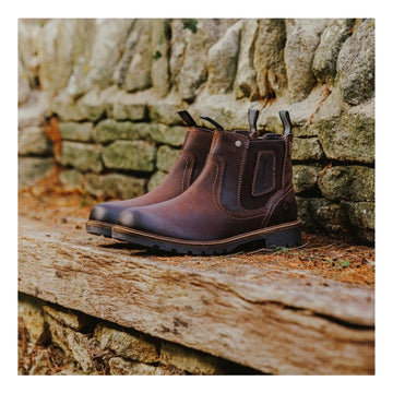 Mens Cotswold Chipping Brown Dealer Boots - Brown