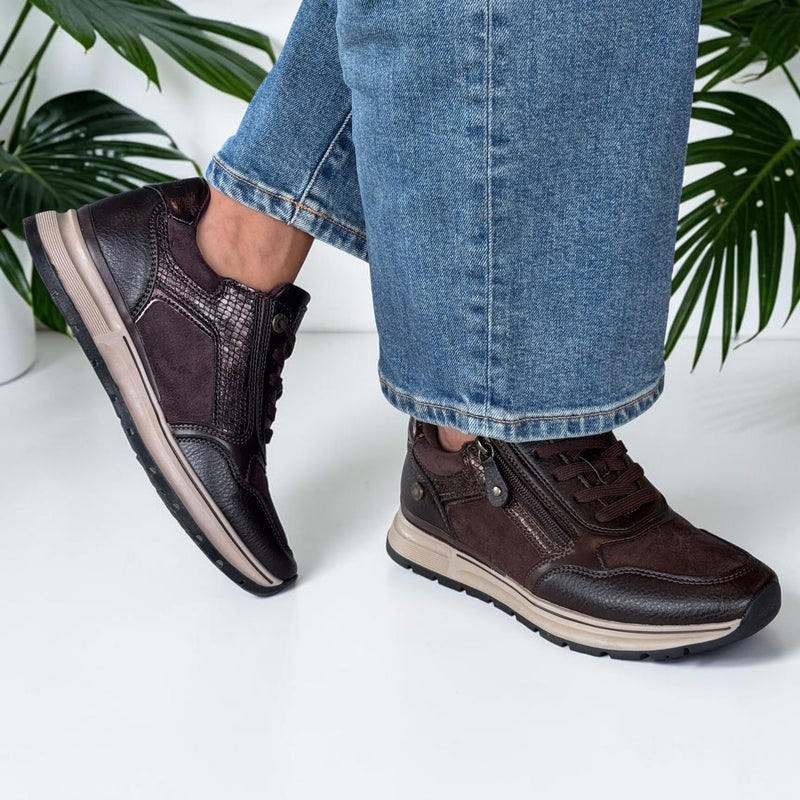 Womens Refresh 176088 Brown Trainers - Brown