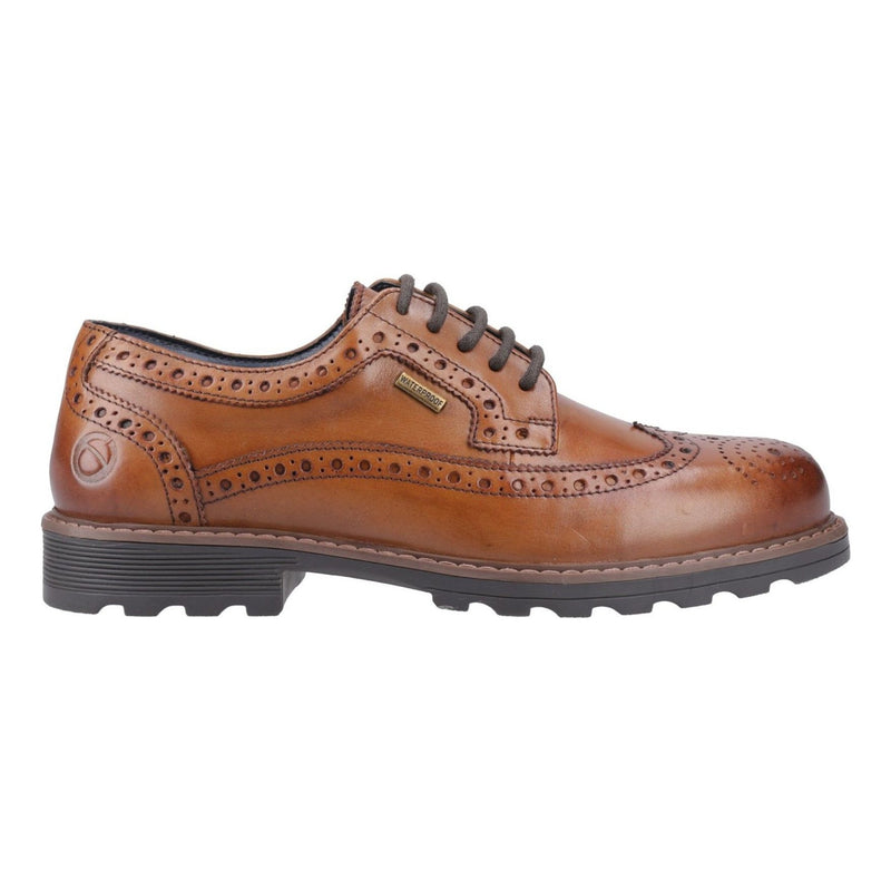 Mens Cotswold Ramsden Tan Brogues - Tan