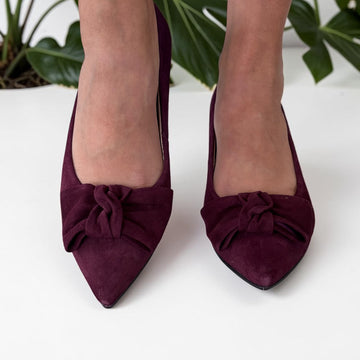 Womens Gabor 3014 Court Shoes - Mulberry