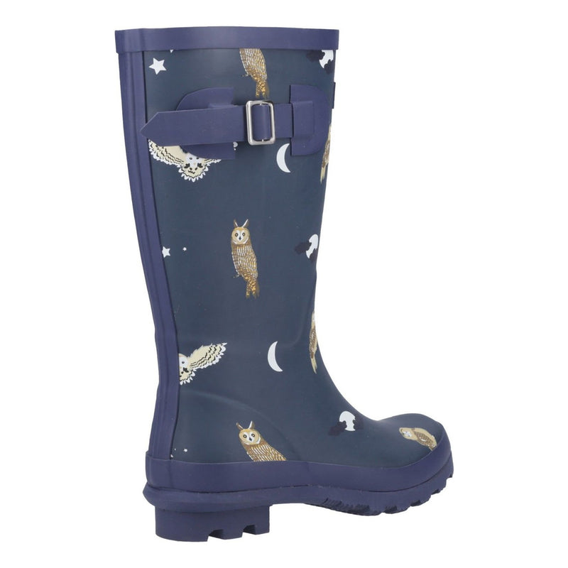 Kids Cotswold Woodland Wellingtons - Owls