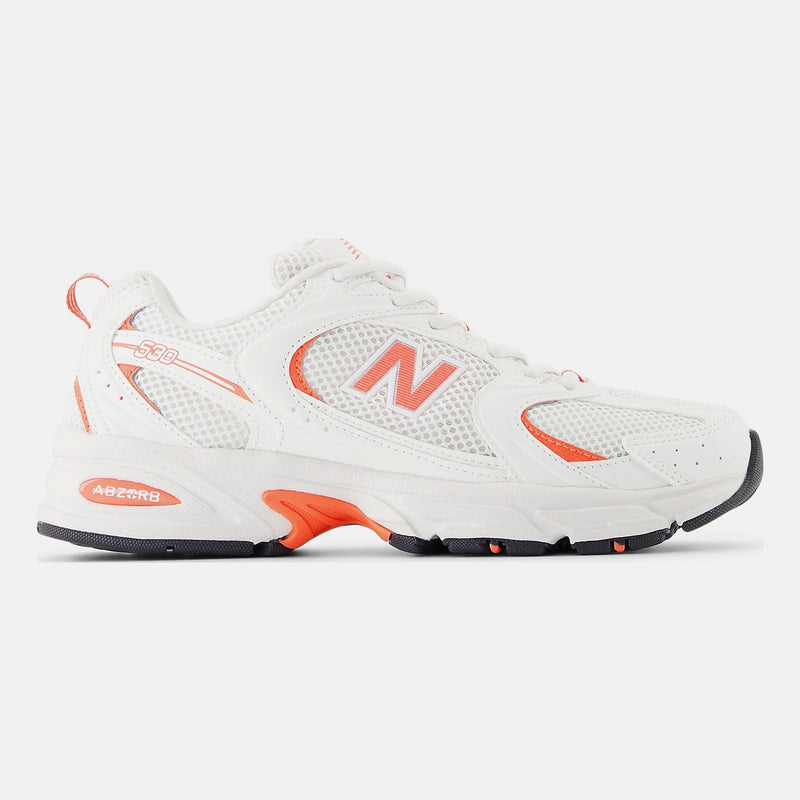 Unisex New Balance 530 Mesh Trainers - Sea Salt with Peach Nectar