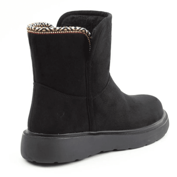 Womens Heavenly Feet Karla Stitch Booties - Black