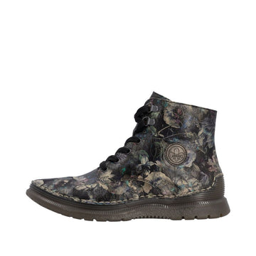 Womens Rieker 53632 Black Pastel Boots - Black Pastel