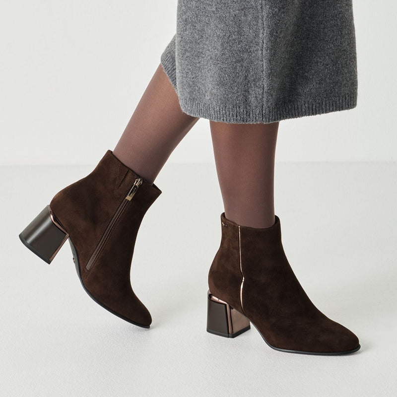 Womens Tamaris 25396 Ankle Boots - Mocca