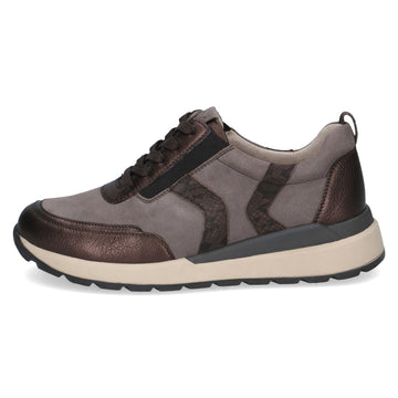 Womens Caprice 23774 Taupe Combi Trainers - Taupe Combi