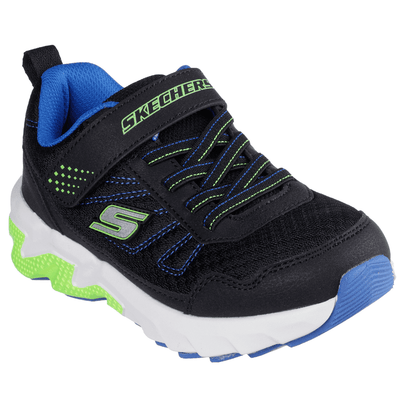 Boys Skechers Elite Sport Velcro Trainers - Black