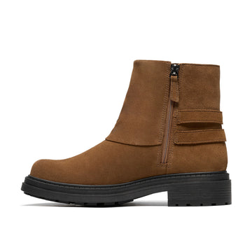 Womens Clarks Orinoco3 Trim Ankle Boots - Walnut